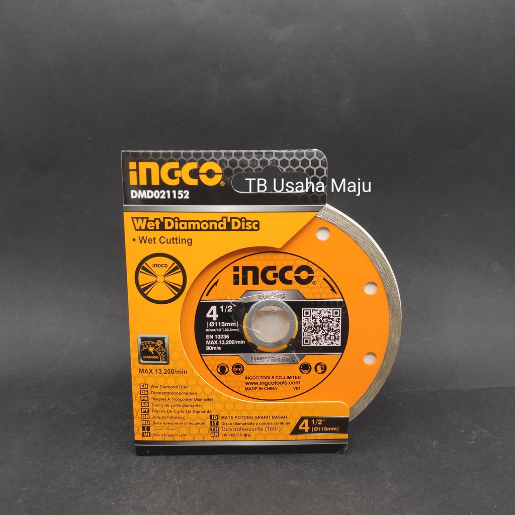 Mata Gerinda Grenda Keramik / Diamond Wheel Basic Wet INGCO