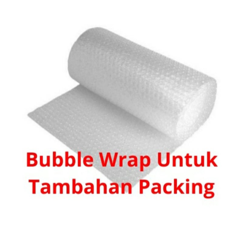 

Bubble wrap tambahan untuk packing supaya lebih aman