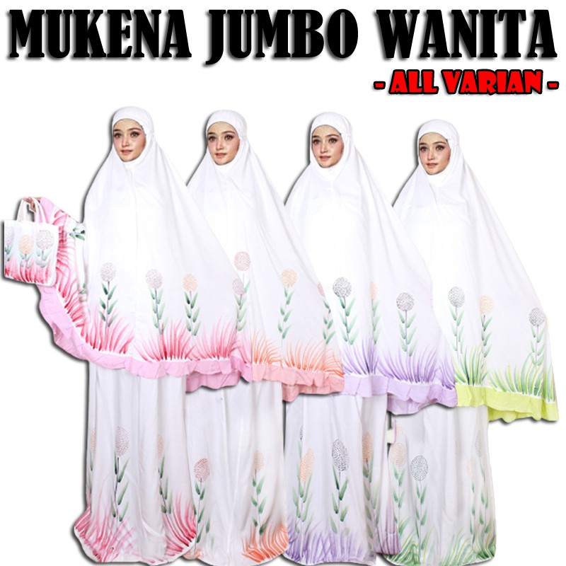 Mukena Bali Mukena Rayon Bahan Adem Fashion Mukena Dewasa Jumbo Lukis Kapas - Biru