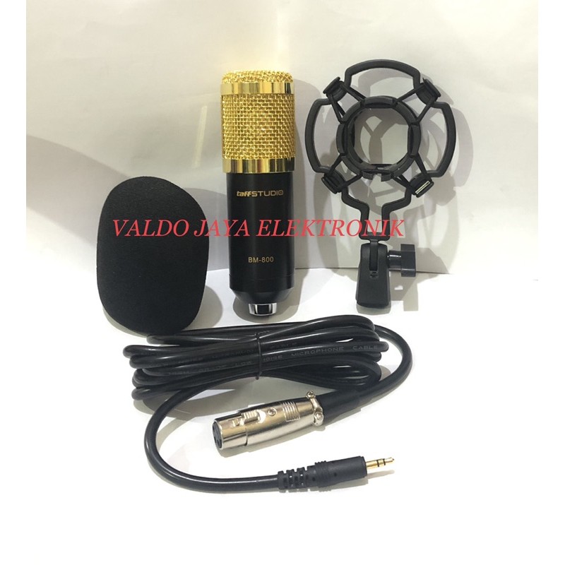 TAFFSTUDIO Mic Condenser Bm-800 Mic Podcast BM800 Professional Condenser Microphone BM800
