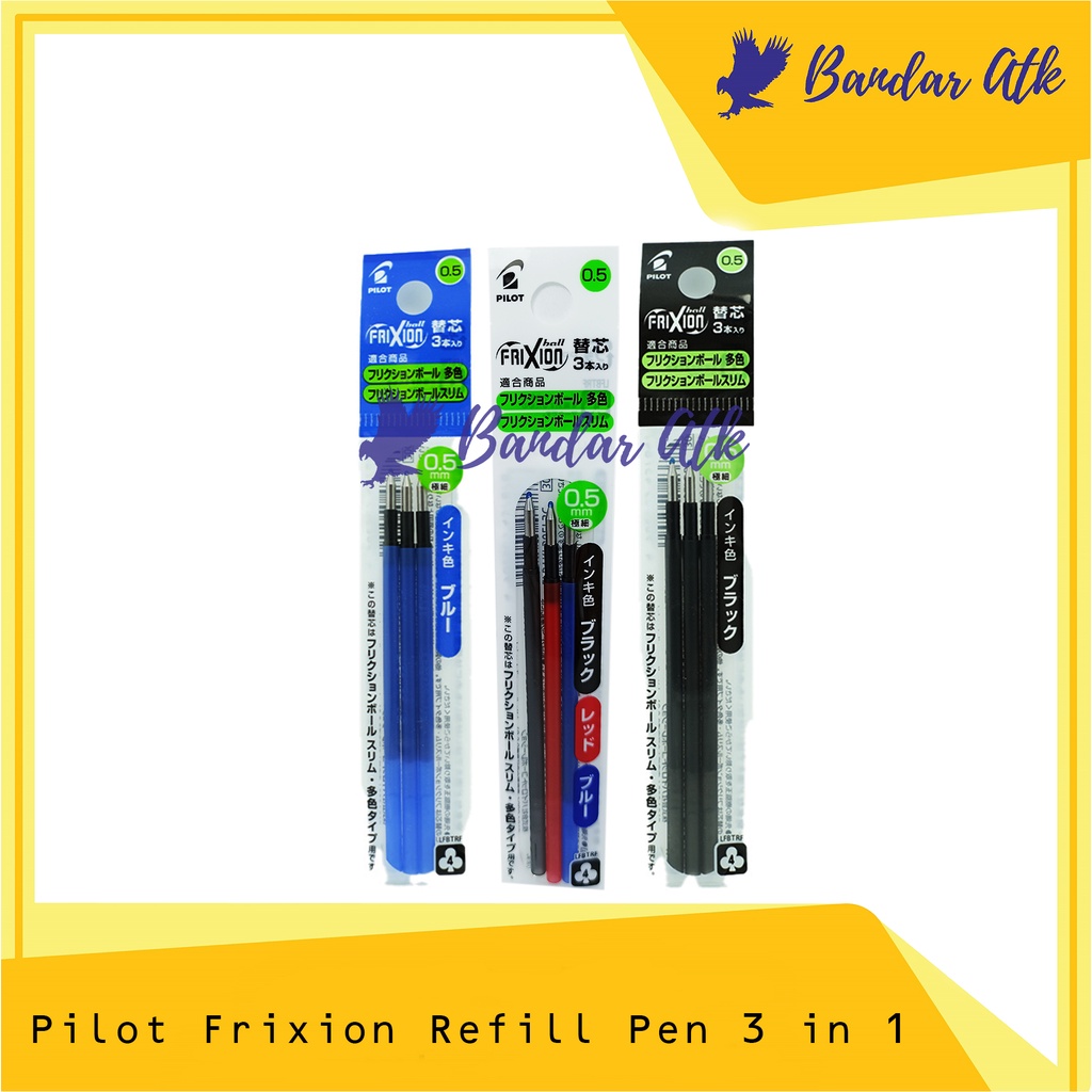 

REFILL PILOT FRIXION 3 IN 1 ISI ULANG PEN FRIXION 3 IN 1 [1 PACK 3 PCS]