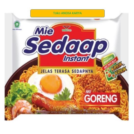

Mie Goreng SEDAP 90 gram