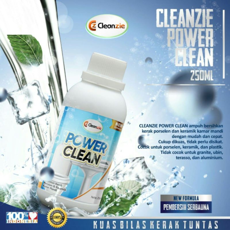 Pembersih Kerak Kamar Mandi Serbaguna Cleanzie Power Clean
