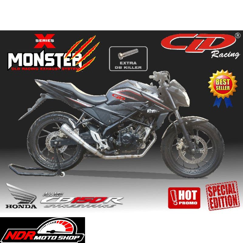 KNALPOT CLD RACING TYPE MONSTER X SERIES NEW CB 150 R CB 150 R OLD