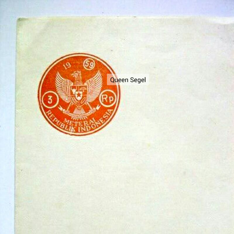 

Kertas Segel Asli Tahun 1959 Double
