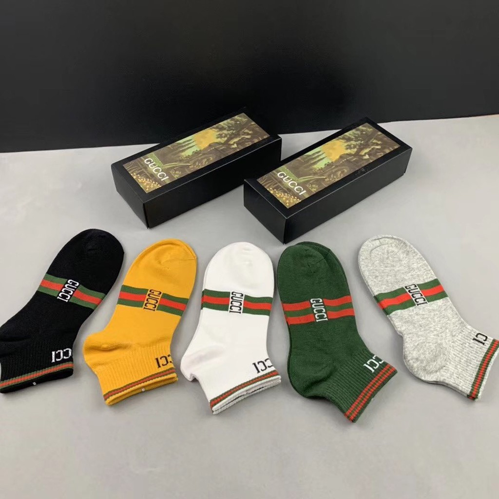 KAOS KAKI GUCCI UNISEX IMPORT QULITY kode M1013 1 SET PRemium Quality