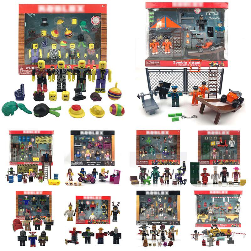 Roblox Action Figure Set Robot Boys Girls Gift Toy Cake Topper Collection Merchandise