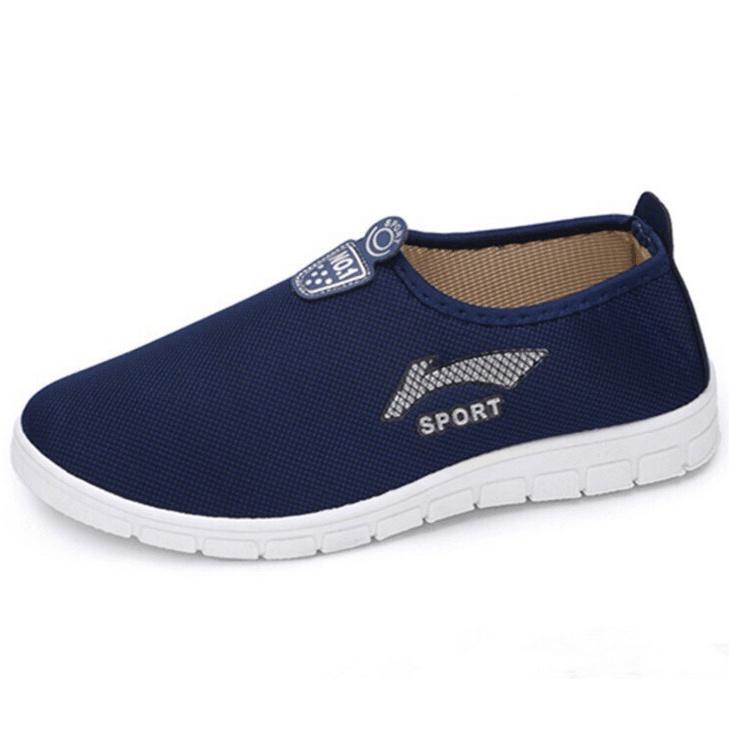 Highland Sepatu Slip On Pria/Wanita Kasual Sepatu Running Breathable Udara Sepatu Olahraga KSP202