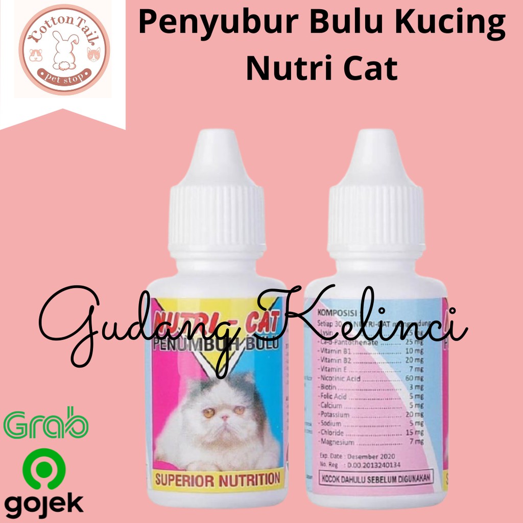 NUTRI CAT - Nutricat Obat Penyubur Bulu Kucing