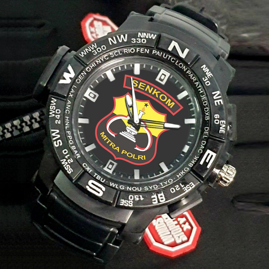 (EXCLUSIVE) Jam Tangan SENKOM MITRA POLRI Sport Bagus