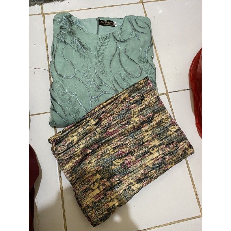 TUNIK TILE JUMBO LD 130.KEBAYA MODERN.KEBAYA TILE.BAJU KEBAYA-1