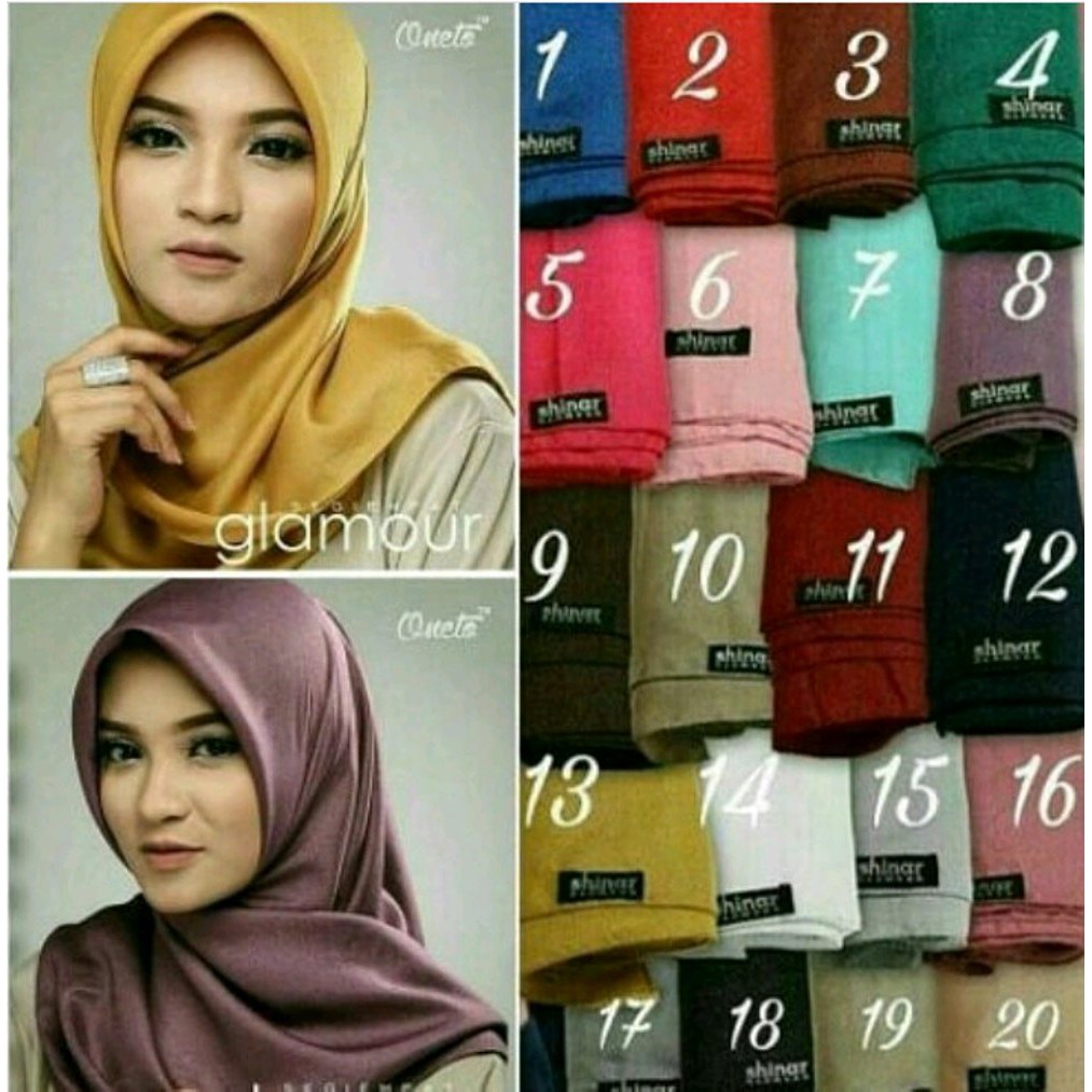 TERMURAH SEGIEMPAT SINAR  GLAMOUR JILBAB  KATUN GLITER 