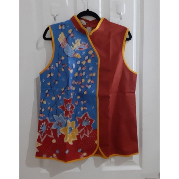 BATIK KULTUR Dea Valencia shanghai top cirebon (preloved)