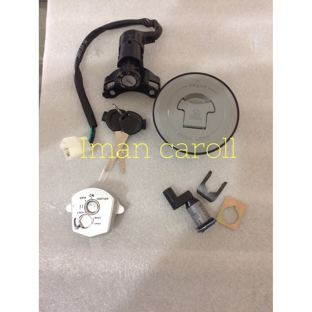 KUNCI KONTAK PLUS TUTUP TANGKI DAN KUNCI JOK MINERVA R150 bac 29