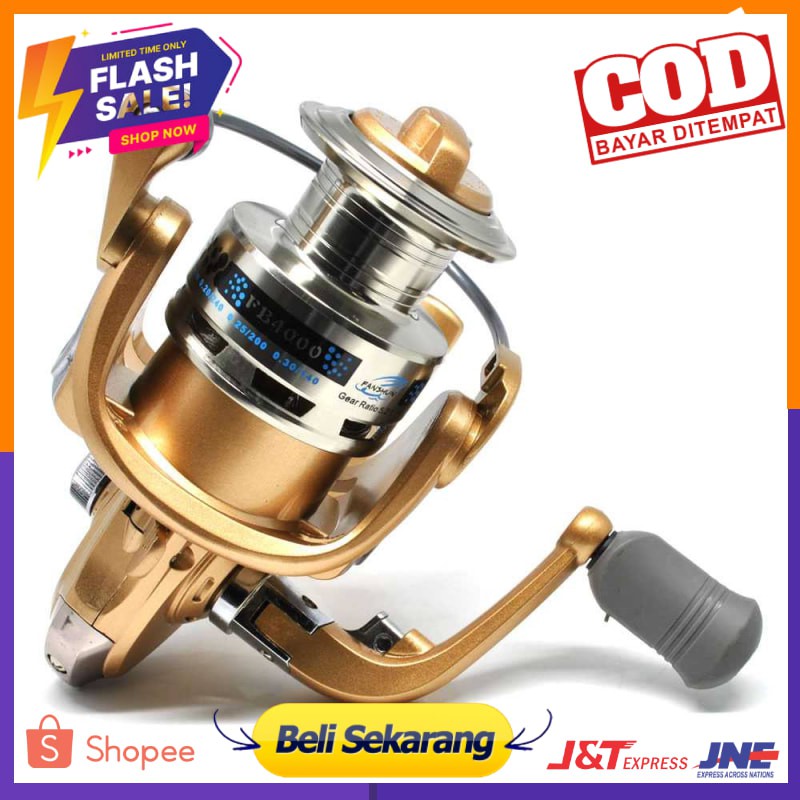 Fanshun Gulungan Pancing FB5000 Fishing Spinning Reel 10 Ball Bearing