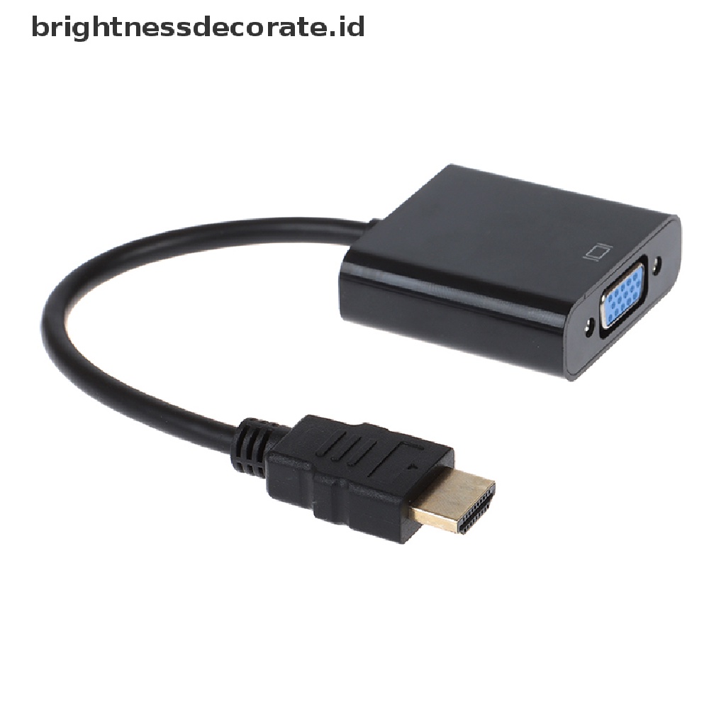 Kabel Adapter Converter Hdmi To Vga Untuk Proyektor Hd Monitor