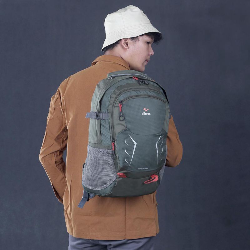 DAYPACK Tas Ransel 25 - 30 Liter Terbaru | Tas Laptop Notebook 14&quot; Inch | Tas Punggung Backpack Original | Free Raincover | Tas Travelling | Tas Camping Outdoor | Tas Sekolah Kuliah Kerja Muncak Mudik