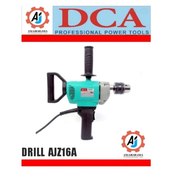 DCA MESIN BOR BESI 16MM 800WATT / DRILL AJZ16A DCA