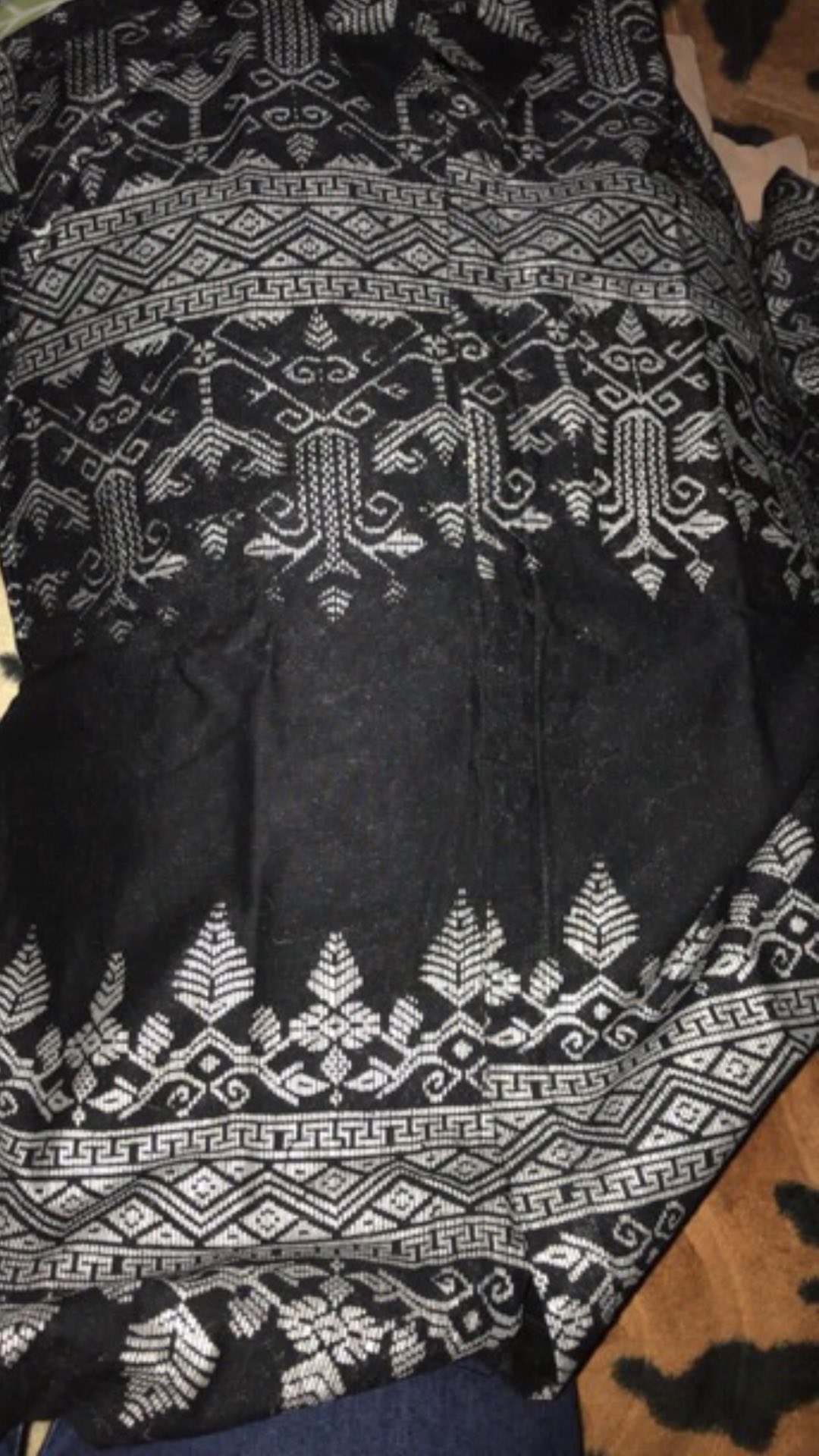 Kemeja Batik Pria Lengan Panjang Anjani Silver