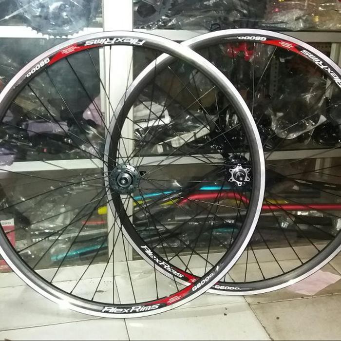 wheelset alexrims 700c