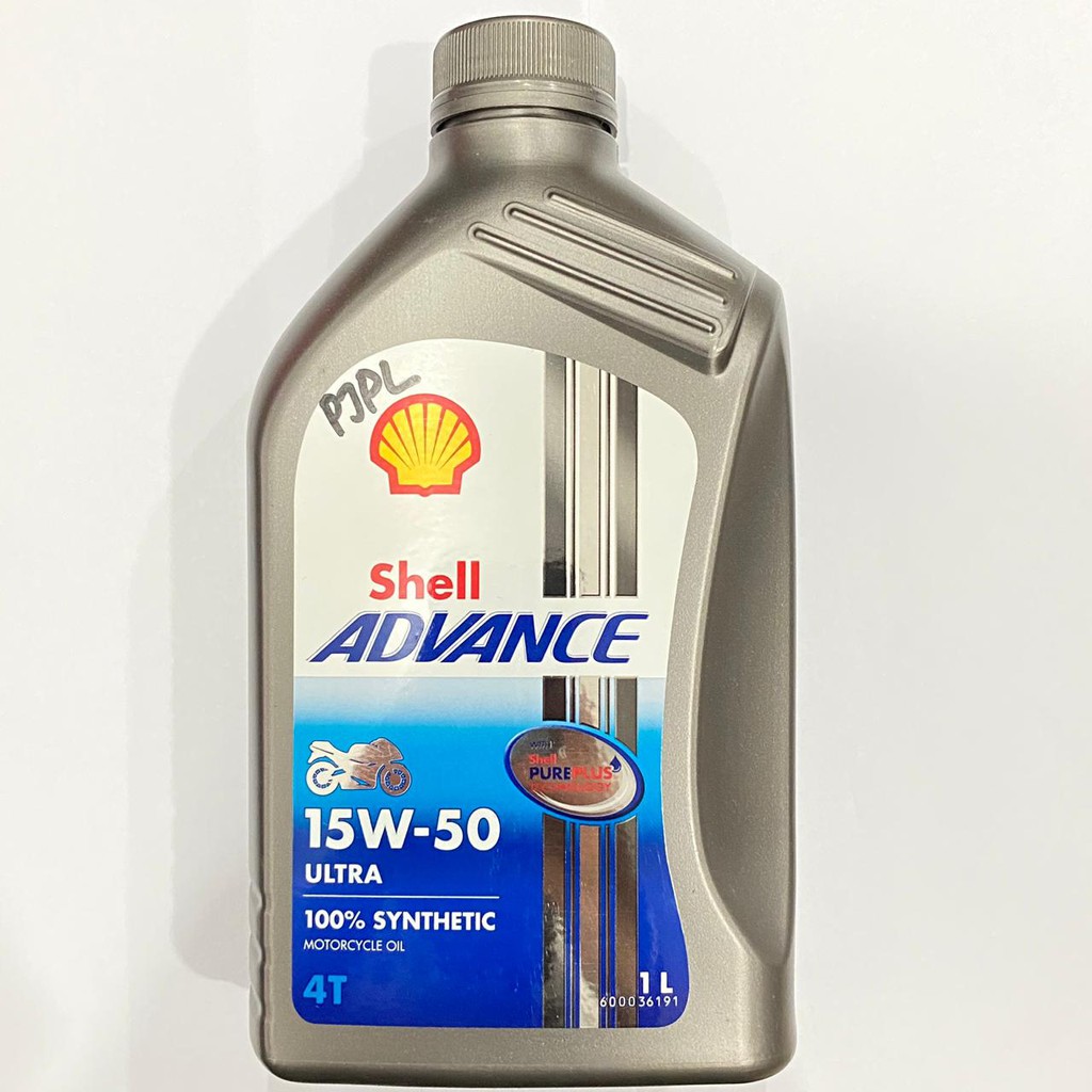 OLI SHELL ADVANCE ULTRA 1 LITER 15W50 FULL SYNTHETIC FU VIXION THUNDER