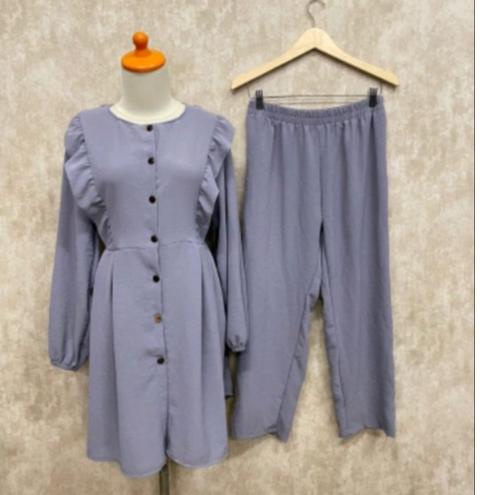 Harga Termurah SET WANITA TERBARU (BAJU TUNIK + CELANA ) SETELAN WANITA TERBARU TRENN 2022