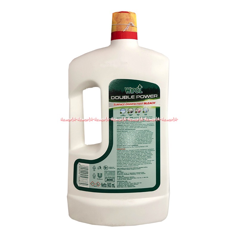 Wipol Double Power Surface Disinfectant Bleach 900ml Pembersih Lantai Anti Kuman Disinfektan Wippol