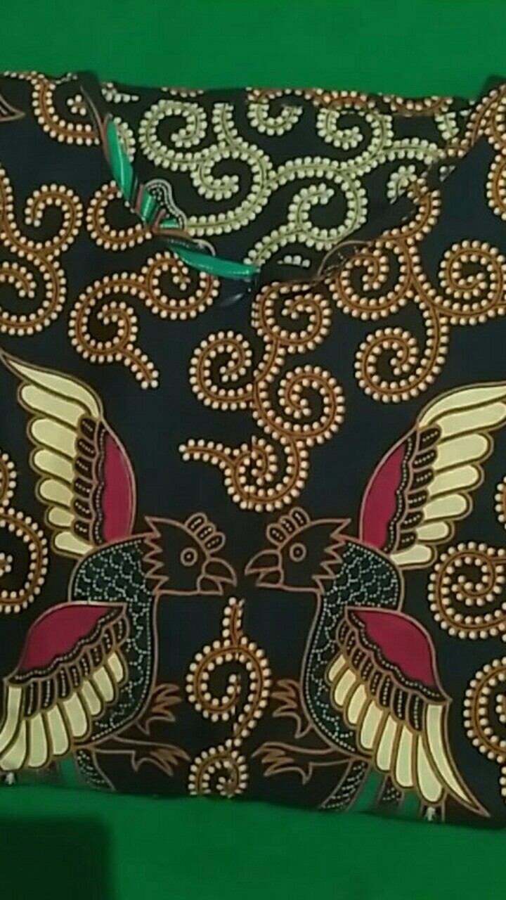 Gamis Batik M L Xl Xxl Kombinasi Wolfis Premium Modern Elegan Cantik Mewah Terbaru Terlaris