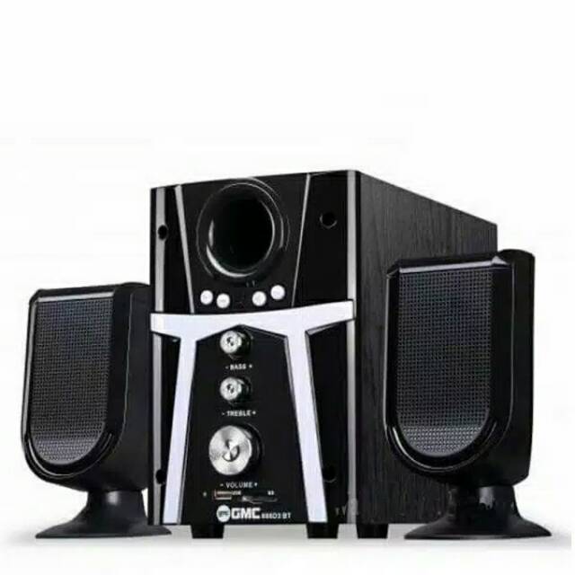 SPEAKER BLUETOOTH PORTABLE GMC 888 D3 BT D2 /SALON AKTIF SUPER BASS USB REMOTE SPEKER WIRELESS