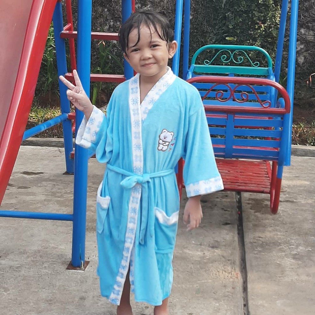 Kimono Handuk Anak Size 7-10 Tahun