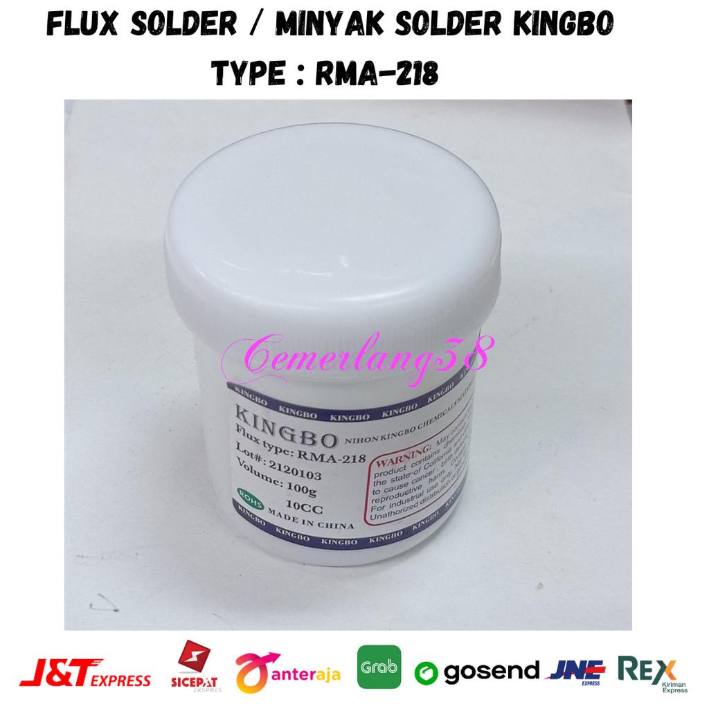 FLUX SOLDER KINGBO/PASTA SOLDER KINGBO/MINYAK SOLDER KINGBO RMA-218