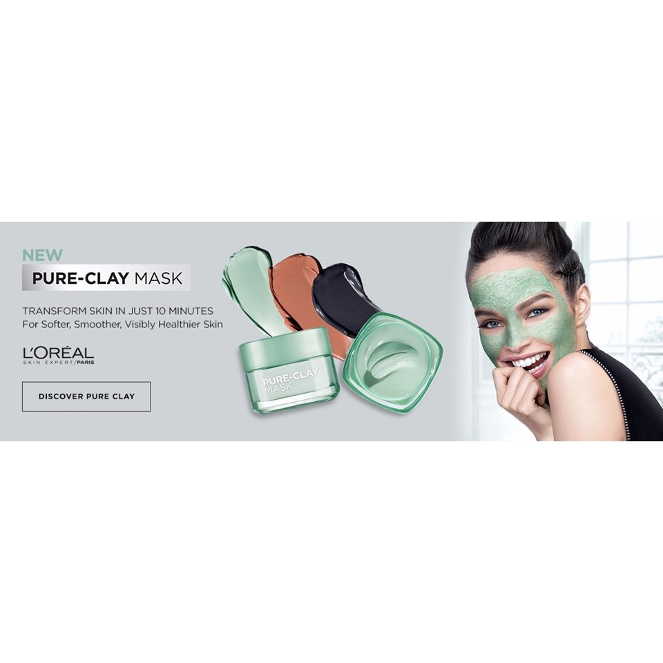 LOREAL PARIS PURE-CLAY MASK Purify & Mattify Treatment Mask