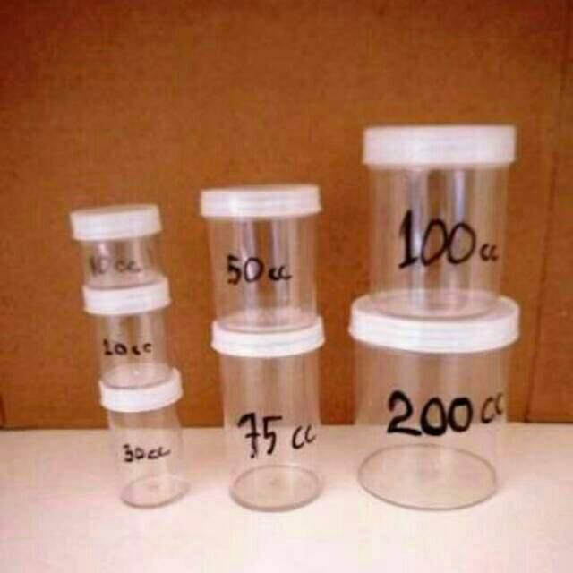 Cup slime 75cc / pot urine / wadah cup Slime