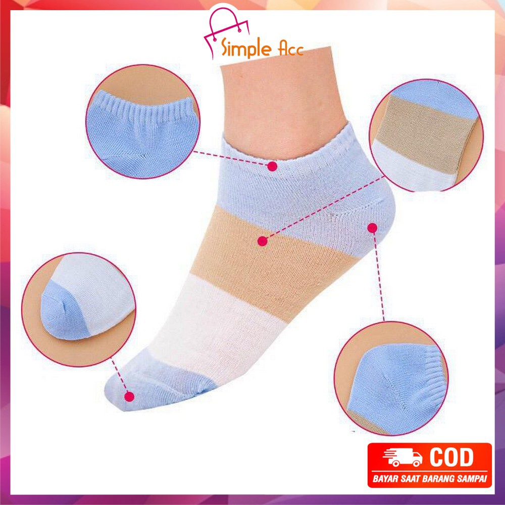 ~COD~ DO-P51-P54 Kaos Kaki Pendek Dewasa / Kaos Kaki Semata Kaki / Kaos Kaki Ankle Motif/Short Socks-2
