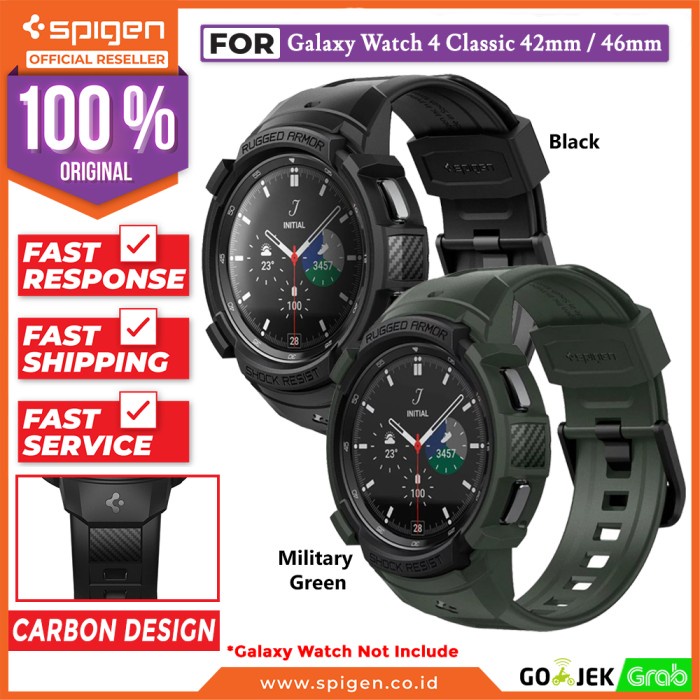 Strap /Case Galaxy Watch 4 Classic 46mm /42mm Spigen Rugged Armor Soft