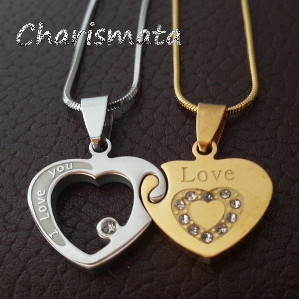 KALUNG TITANIUM COUPLE HATI MATA