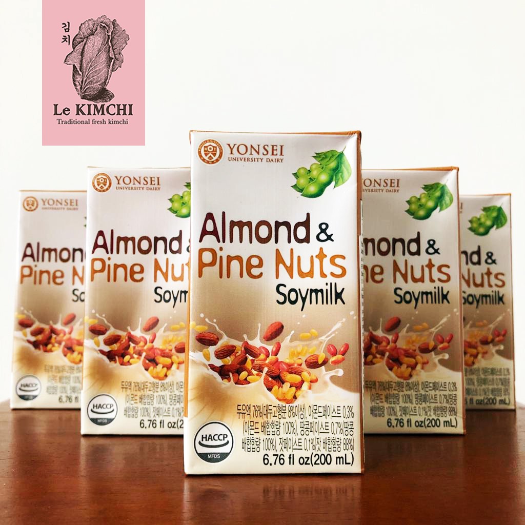 Yonsei - Almond & Pine Nuts Soy Milk - Korean Soy Milk - Minuman Korea Susu Kedelai