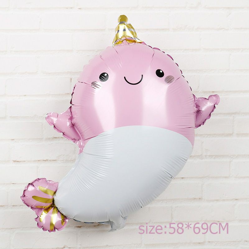 Balon Foil Baby Whale Jumbo / Balon Ikan Jumbo / Balon Animal