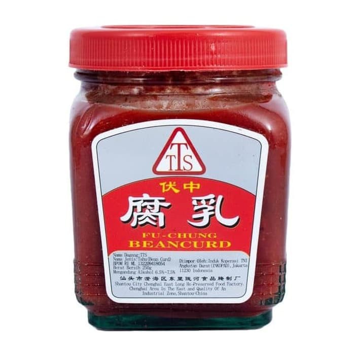 

Fu Chung Beancurd 250gr/Huju/Tahu merah fermentasi