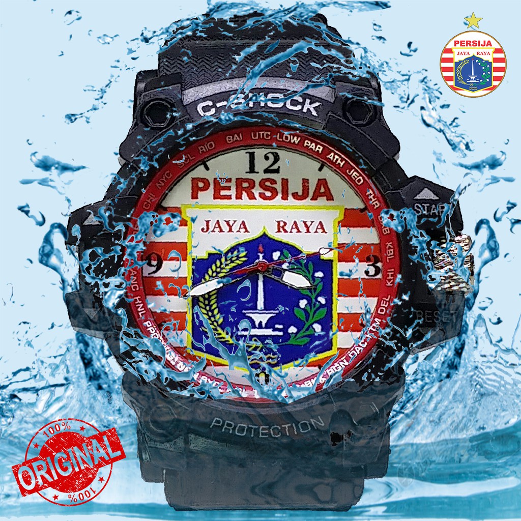 { BEST QUALITY } JAM PERSIJA OUTDOOR LIST MERAH