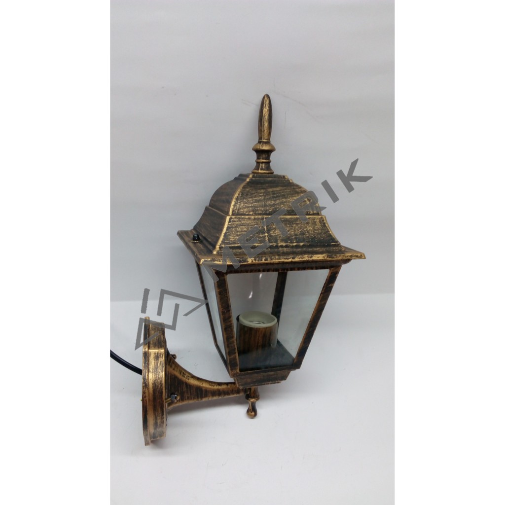 LAMPU DINDING ANTIK/ LAMPU KUNO/ LAMPU KLASIK/ LAMPU JAWA/ LAMPU TAMAN (GB61210)