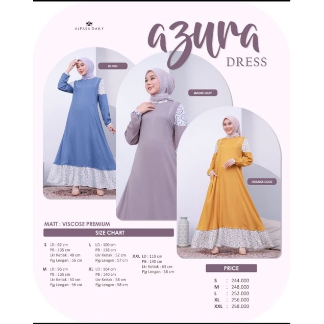 AZURA DRESS BY ALFASA DAILY