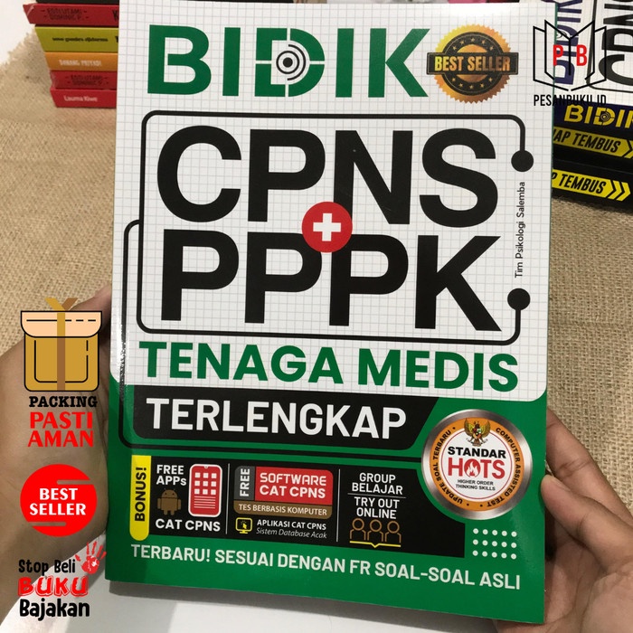 

DISKON HARGA BUKU SOAL DAN TES BIDIK CPNS PPPK TENAGA MEDIS 2021 / ORI / BESTSELLER KPL522