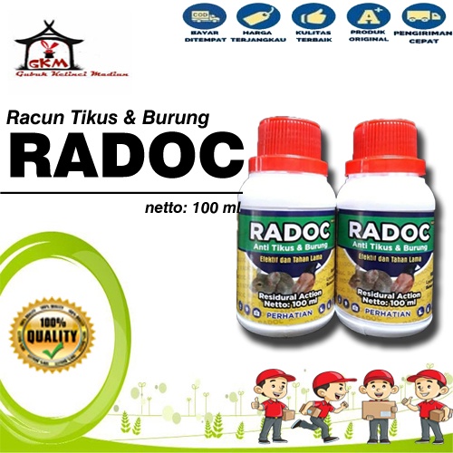 Radoc 100 ml Obat Pengusir Hama Tikus Obat Pengusir Burung Pipit