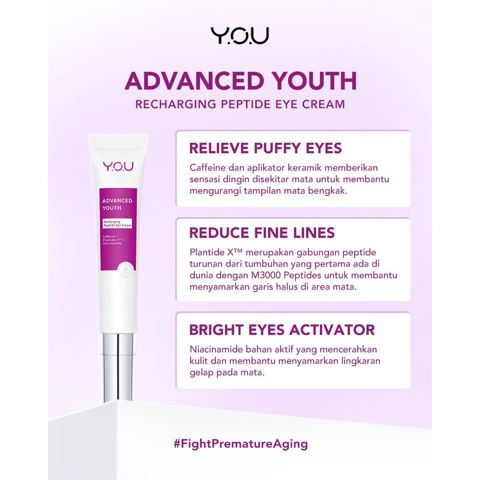 YOU Advanced Youth Recharging Peptide Eye Cream