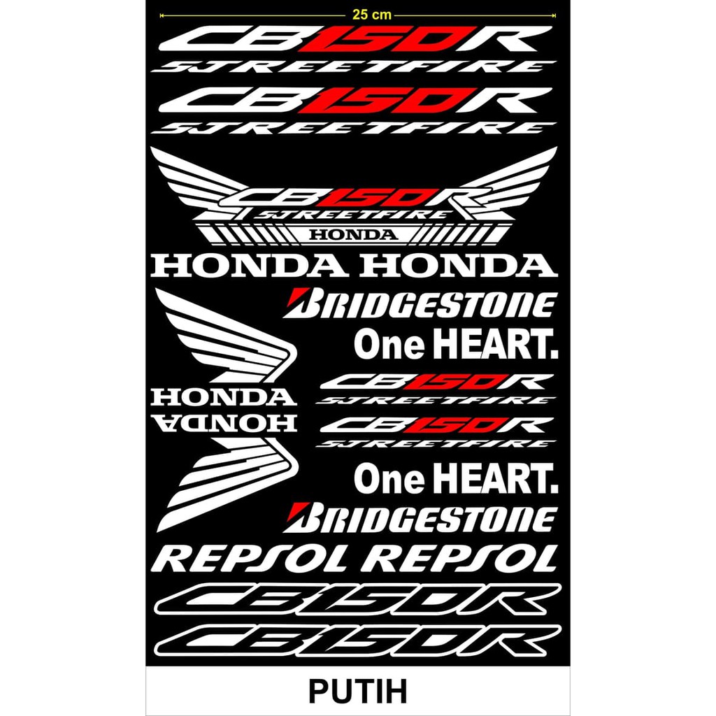 Stiker Motor Cutting Sticker Skotlite Body Motor Honda Cb150r Cbr