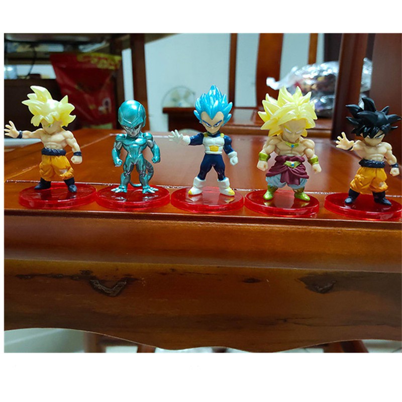 21pcs / set Mainan Action Figure Model Dragon Ball Bahan PVC Untuk Dekorasi / Hadiah Anak