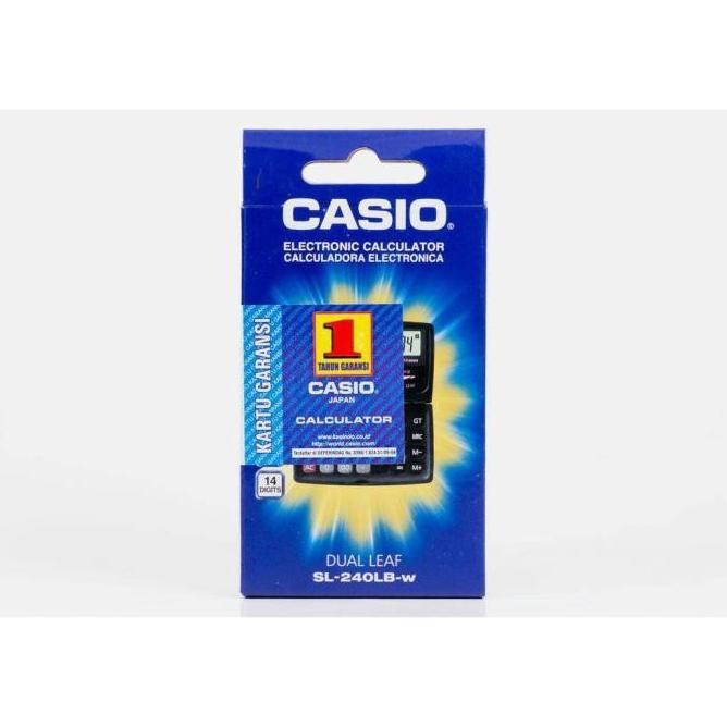 

BUKU & ALAT TULIS PERLENGKAPAN SEKOLAH & KANTOR CASIO SL240LB STOREPE
