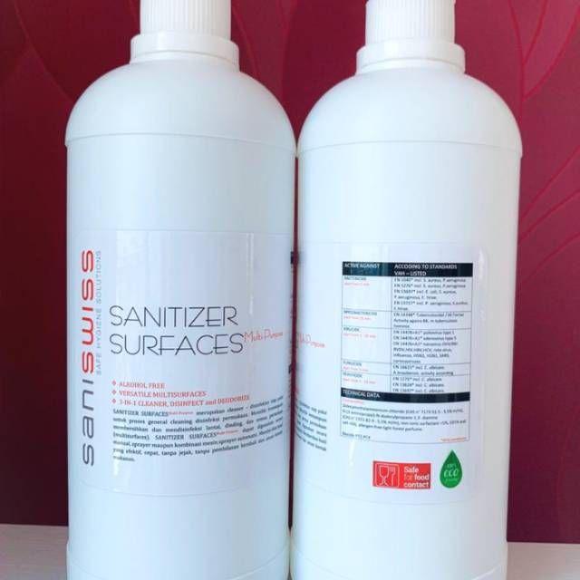 Cairan Disinfectant Saniswiss 1l Cairan Disinfektan Anti Virus Bakteri Jamur