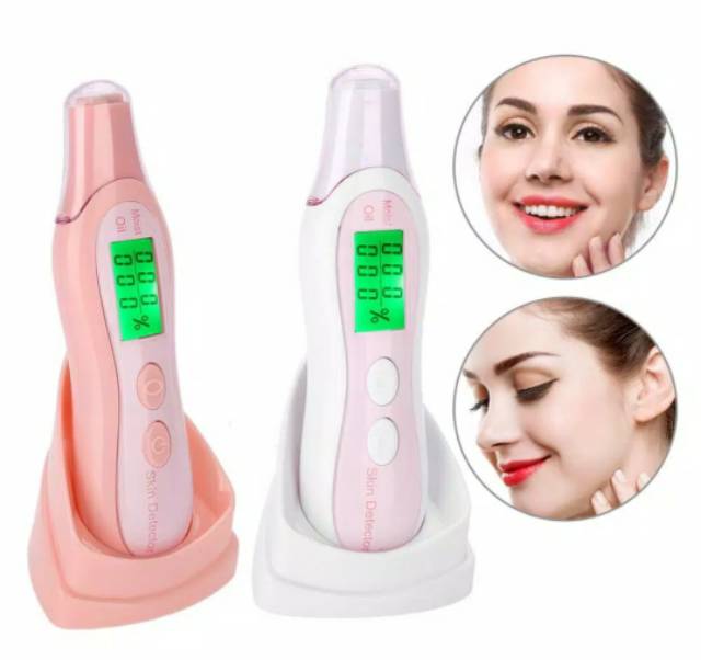 Image of Skin digital sensor analyzer moisture water oil monitor tester #1